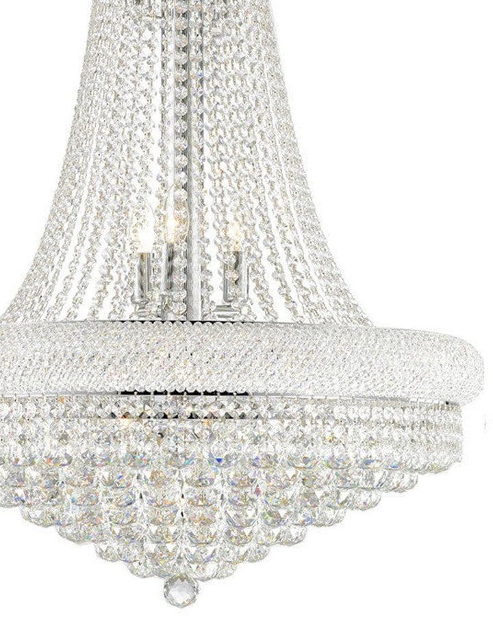 Royal Empress Basket Chandelier - CHROME - W:70cm - Designer Chandelier Australia