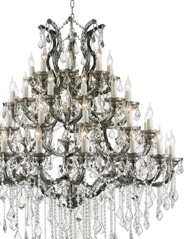 Maria Theresa Crystal Chandelier Grande 48 Light - SMOKE