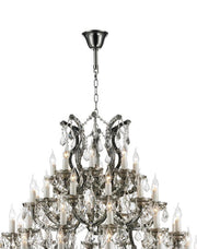 Maria Theresa Crystal Chandelier Grande 48 Light - SMOKE