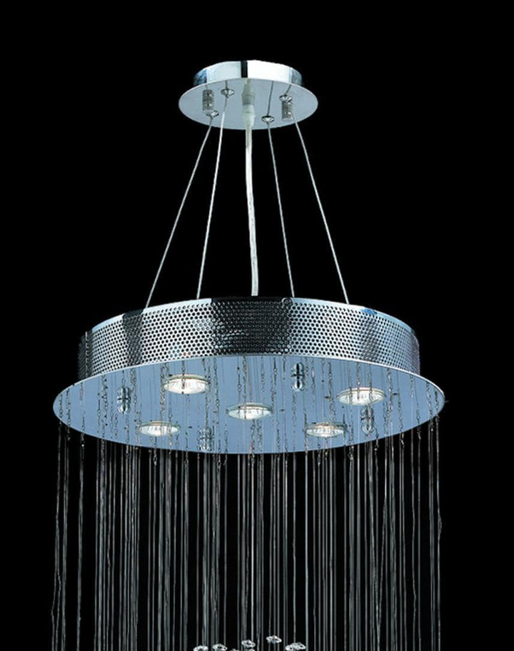 Saturn Ball LED Crystal Chandelier - Width:40 Height:66cm - Designer Chandelier Australia