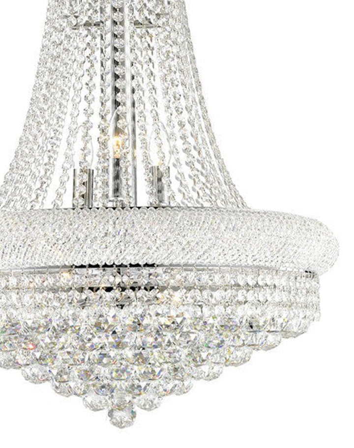 Royal Empress Basket Chandelier - CHROME - W:60cm - Designer Chandelier Australia