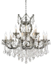 Maria Theresa Crystal Chandelier Grande 19 Light - SMOKE