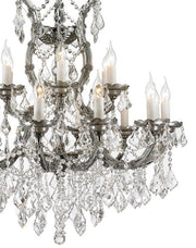 Maria Theresa Crystal Chandelier Grande 19 Light - SMOKE