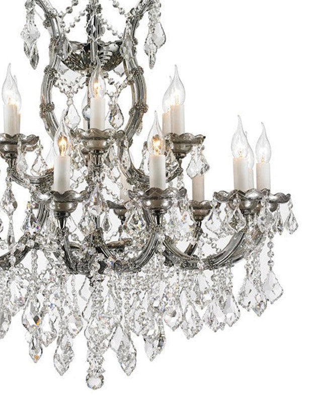 Maria Theresa Crystal Chandelier Grande 19 Light - SMOKE