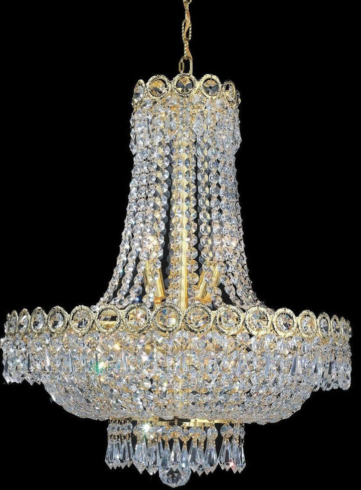 Empire Basket Chandelier - GOLD - 8 Light - Designer Chandelier Australia