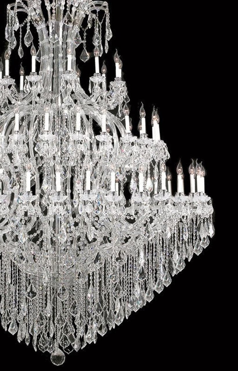 Maria Theresa Crystal Chandelier Royal 72 Light - CHROME